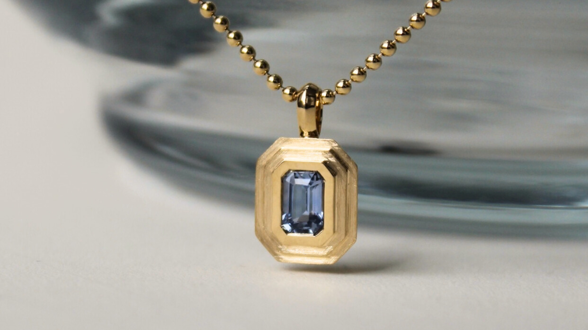 Sapphire Pendant Necklace