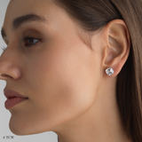 Asscher Studs