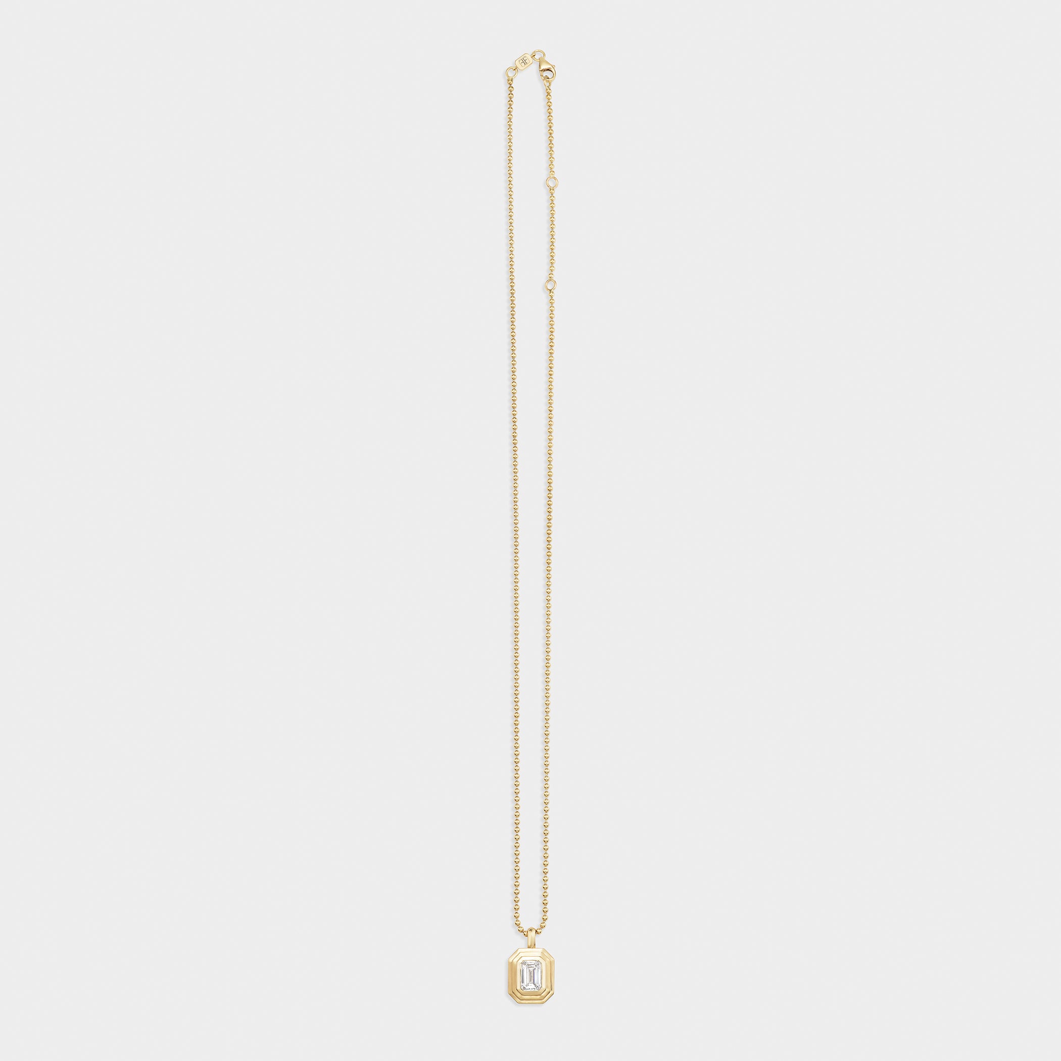 gold ball chain necklace