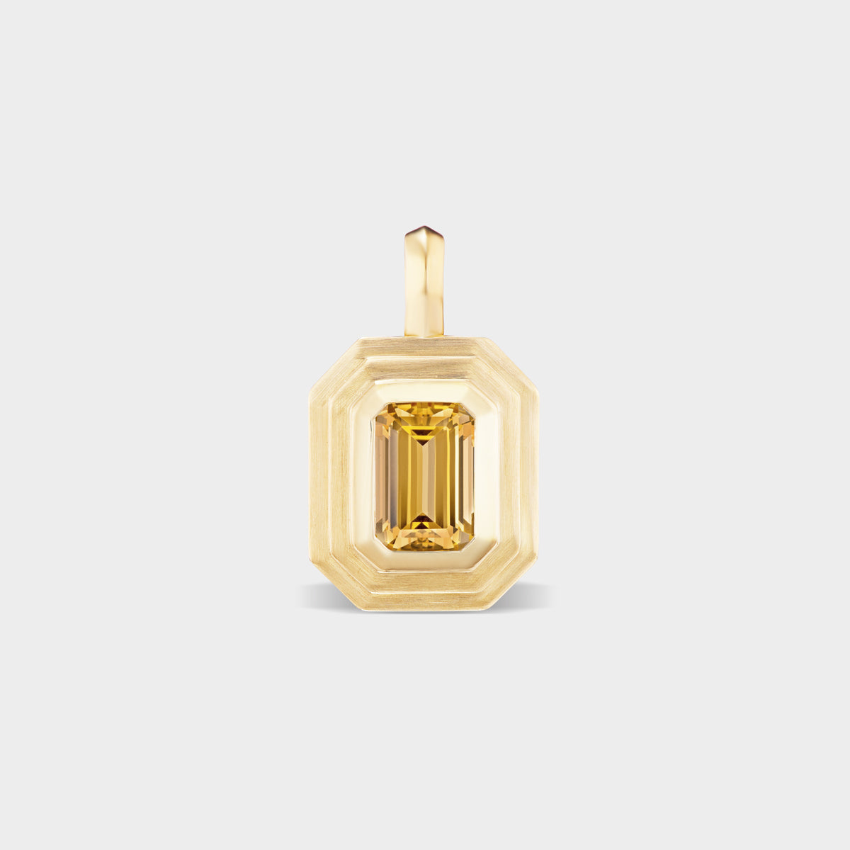 Emerald Bezel Charm