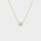 Emerald Prong Pendant