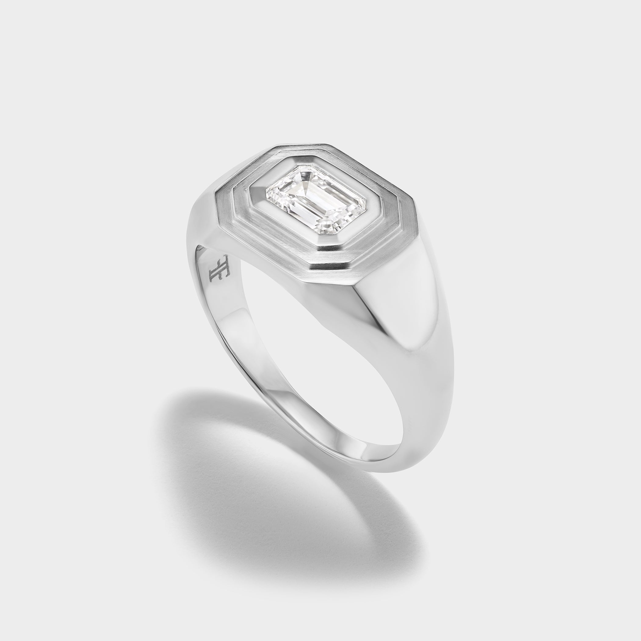 Emerald Cut Solitaire Ring