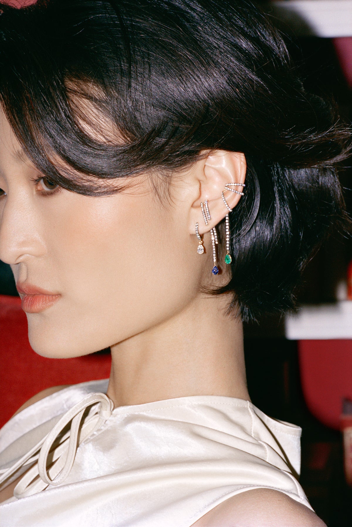 Triple Ear Cuff, Long