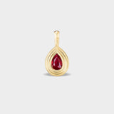 Mini Pear Bezel Charm