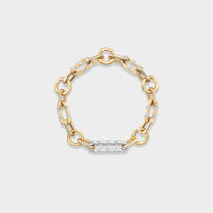 Diamond Chain Bracelet mixed link