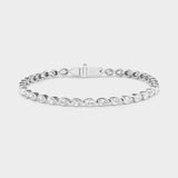 Pear Bezel Tennis Bracelet