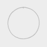 Pear Bezel Tennis Necklace