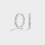 Pear Inside-Out Hoops