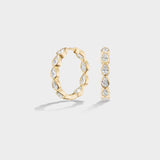 Pear Inside-Out Hoops