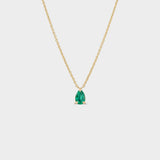Pear Prong Pendant