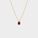 Pear Prong Pendant