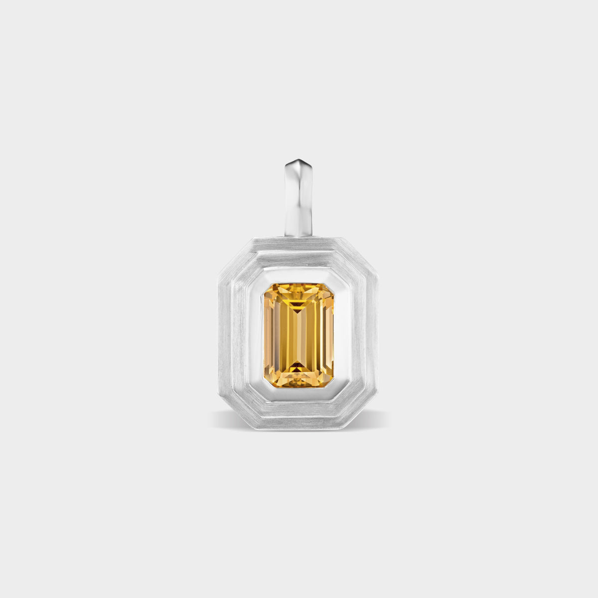 Emerald Bezel Charm