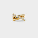 Tangle Ear Cuff, Half Pavé