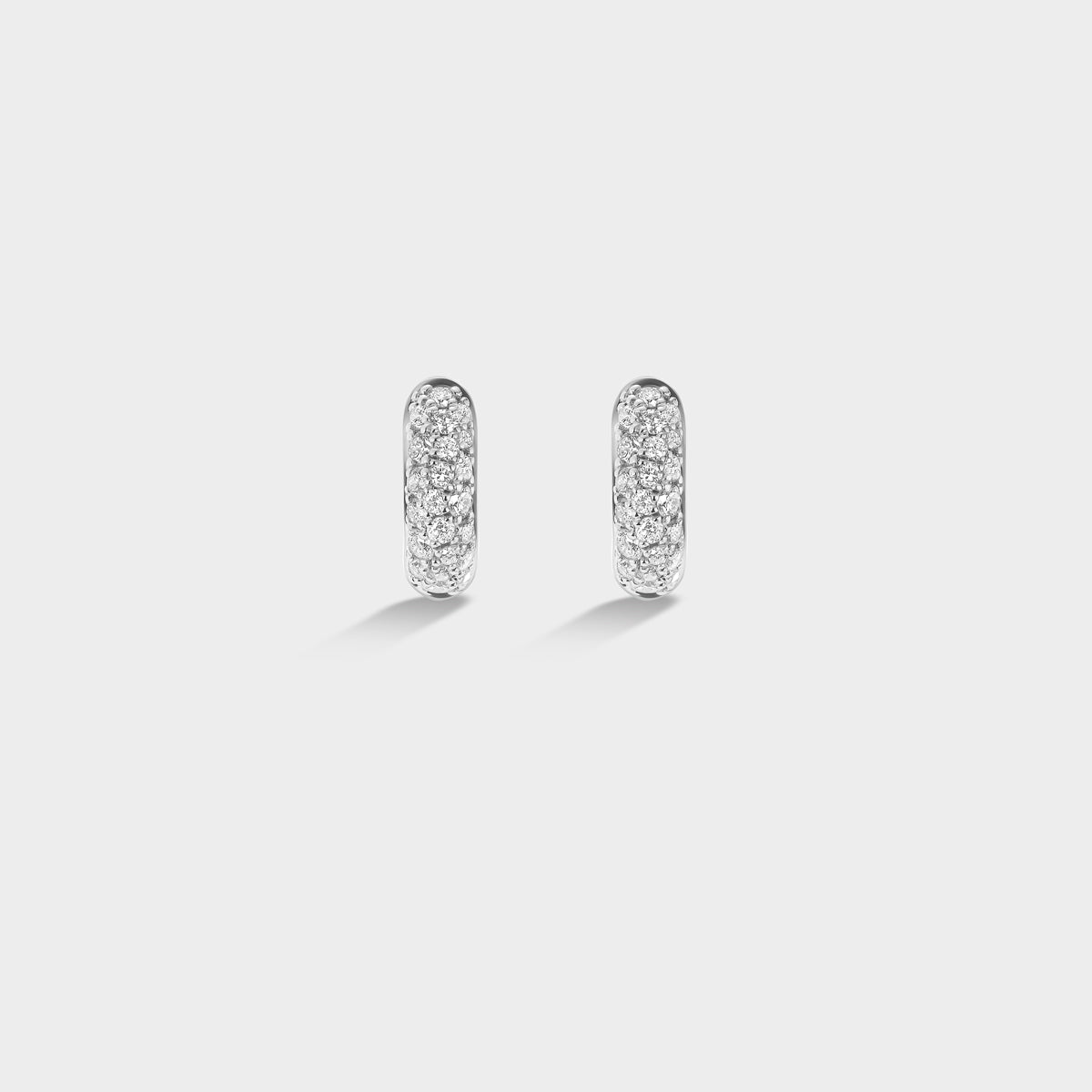 6.5mm Mixed Pavé Huggie