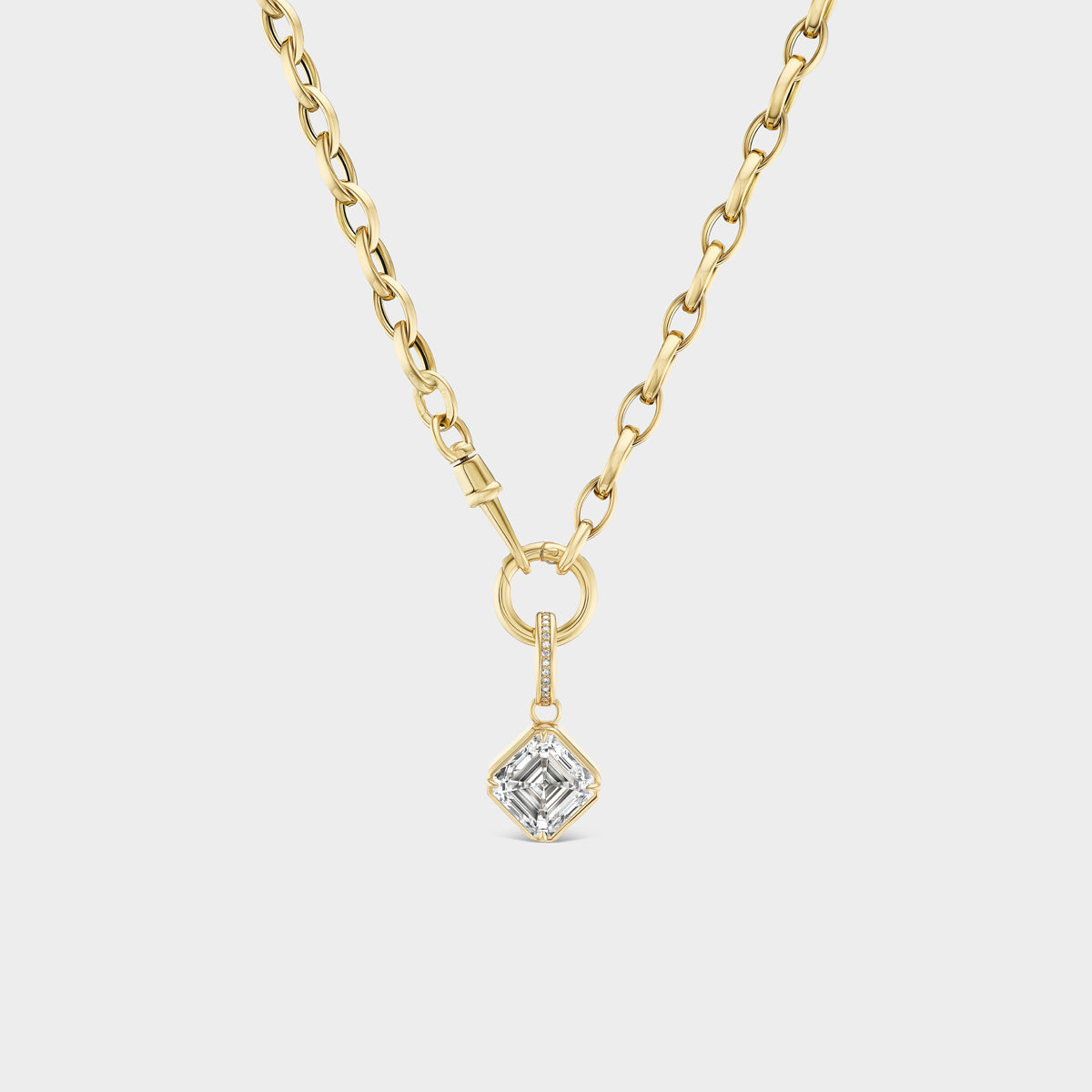 Asscher Heirloom Charm