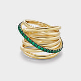 Tangle Ring, Semi-Pavé
