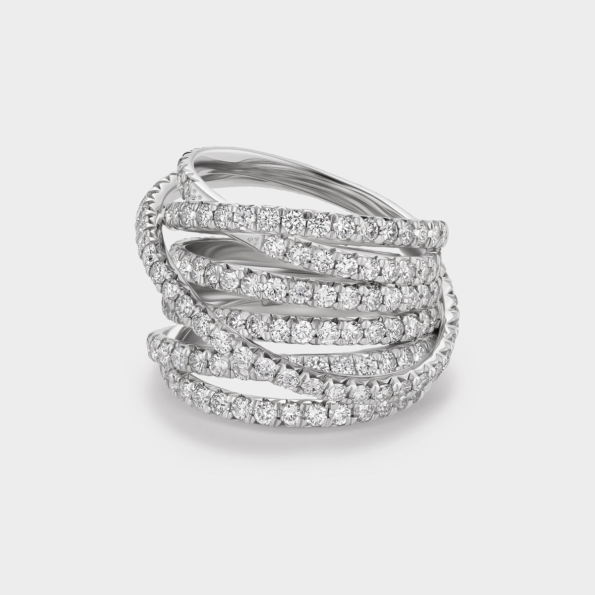 Tangle Ring, Pavé