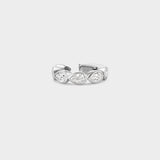 Pear Bezel Ear Cuff