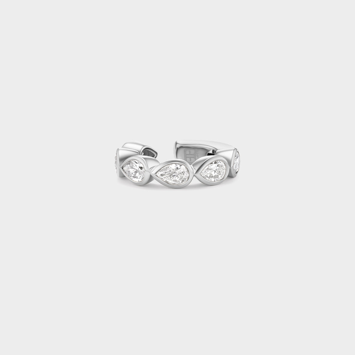 Pear Bezel Ear Cuff