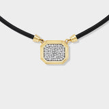Emerald Jumbo Pavé Pendant